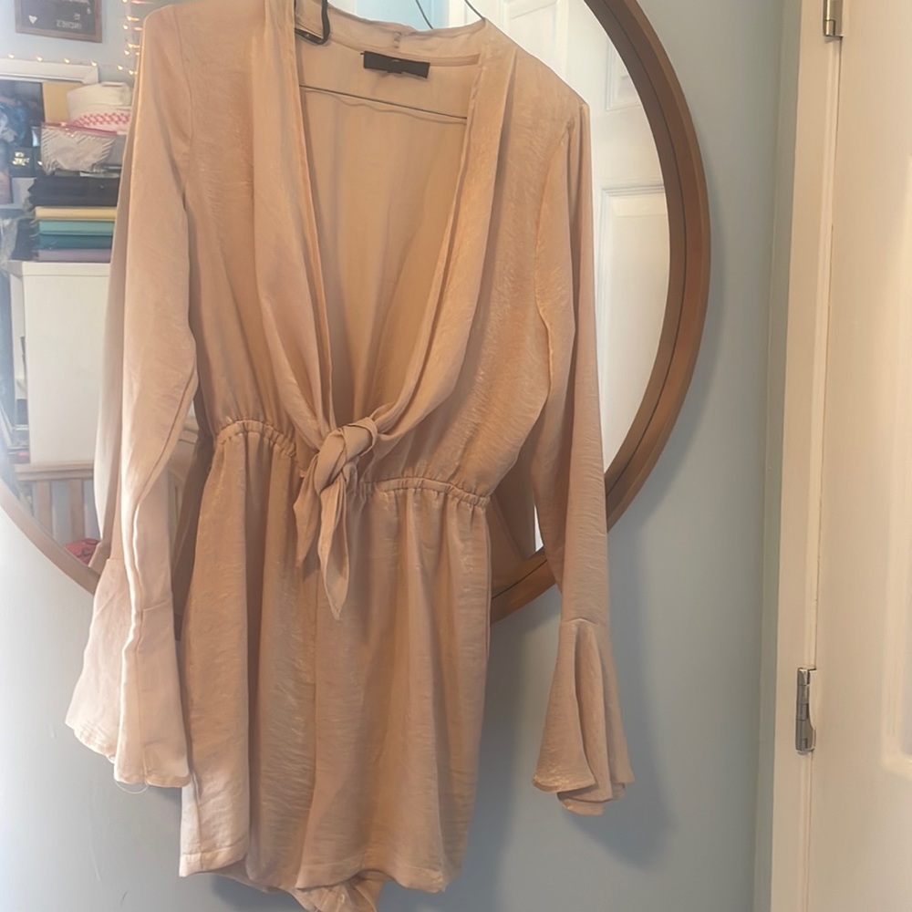 Missguided Beige Romper